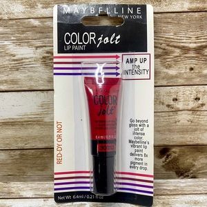 ✨Free with purchase✨ Maybelline Color Jolt Intense Lip Paint #30 Red-dy or Not